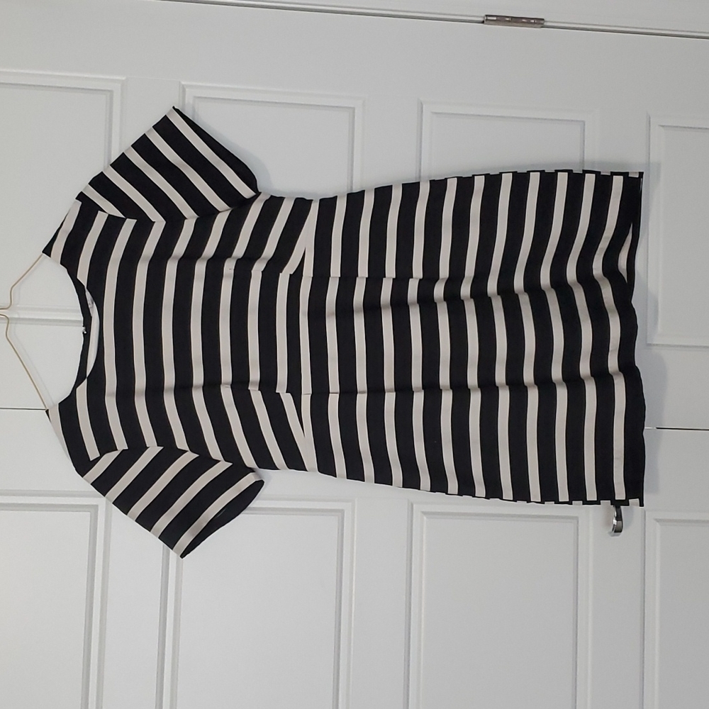 Midi HM dress with stripes size 12
